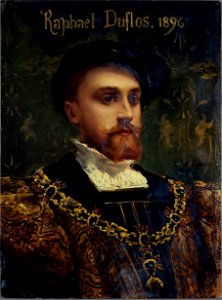 Léon-François Comerre - Portrait de Raphaël Duflos (1857-1946), sociétaire de la Comédie-Française, dans le rôle de don Carlos d'Hernani - P1150 - Musée Carnavalet