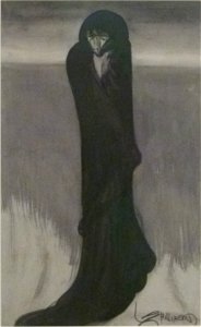 Léon Spilliaert (1902) - Eenzaamheid.Silhouet