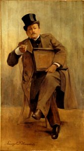 Léopold Stevens - Portrait de Georges Courteline (1858-1929), écrivain - P2273 - Musée Carnavalet. Free illustration for personal and commercial use.