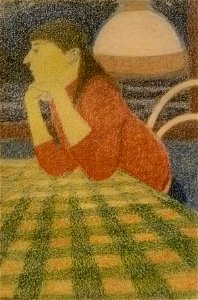 Léon Spilliaert 1912 - Leunende vrouw