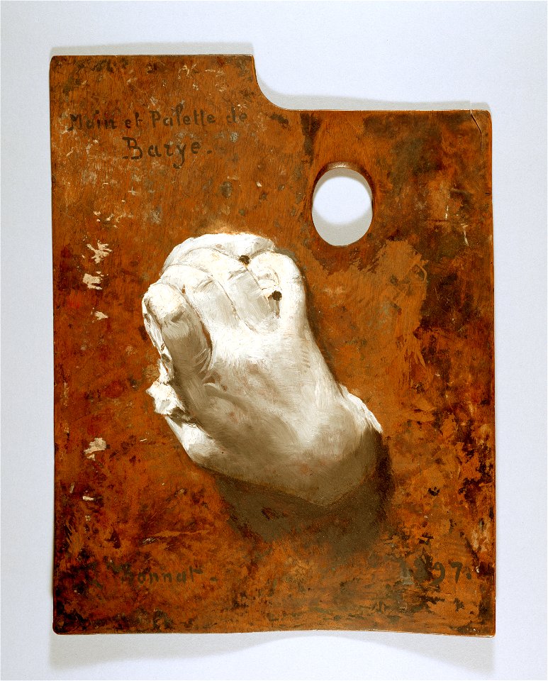 Léon Bonnat - The Hand of Antoine-Louis Barye - Walters 37595