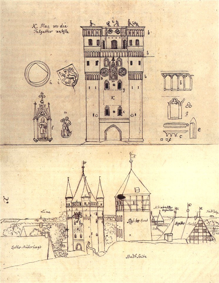 Lüneburg Altenbrücker Tor 1764