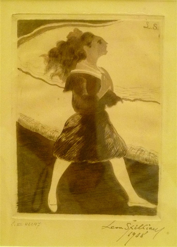 Léon Spilliaert (1908) - Zingend meisje bis