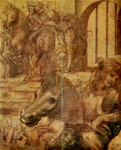 Léonard de Vinci - Adoration des mages 1