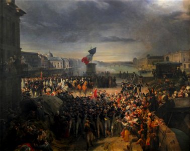 Léon Cogniet - La Garde nationale de Paris part pour l'armée 1792