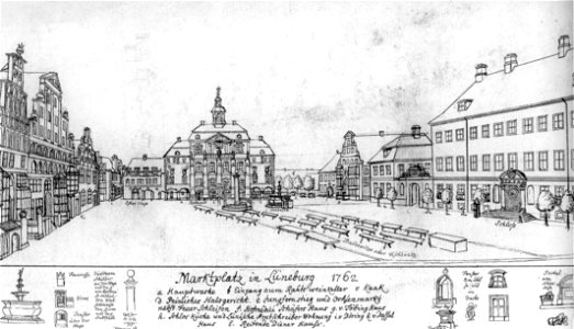 Lüneburg Markt 1762