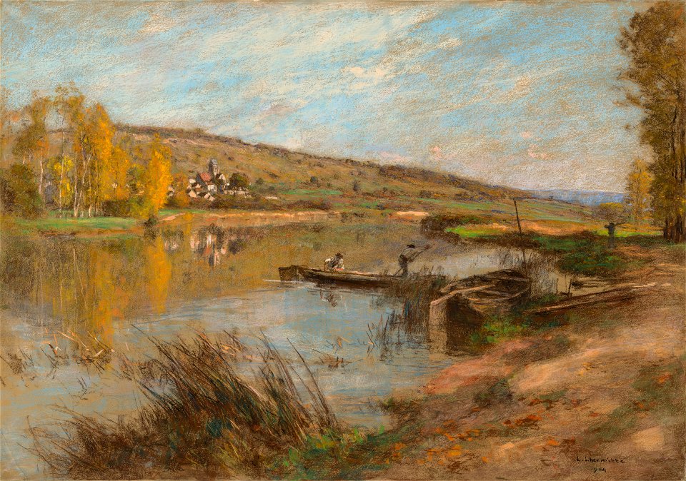 Léon Augustin Lhermitte (French, 1844-1925) - Quai au Sable, Chartèves - 1980.269 - Cleveland Museum of Art