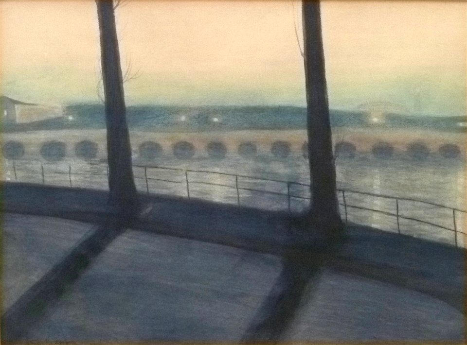 Léon Spilliaert 1907 - Zicht aan de vaargeul