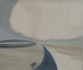 Léon Spilliaert (1909) - Dijk en kursaal te Oostende