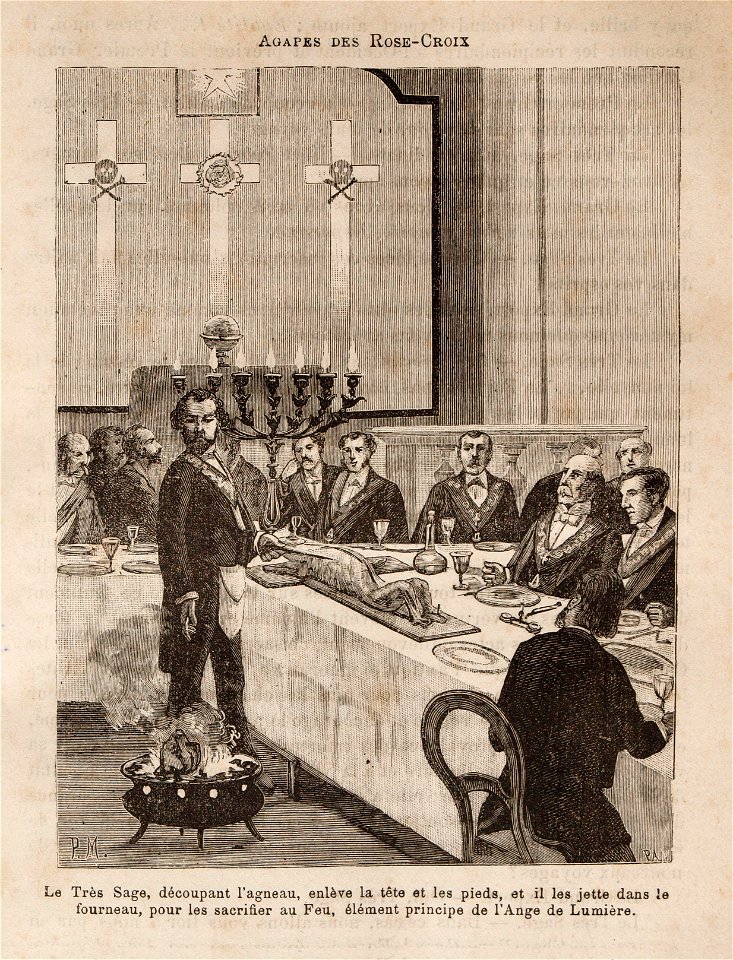 Léo Taxil-Mystères de la Franc-Maçonnerie-gravure 40