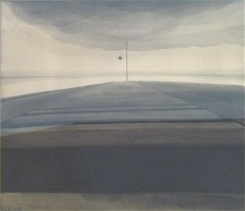 Léon Spilliaert (1907) - De seinpaal op het staketsel