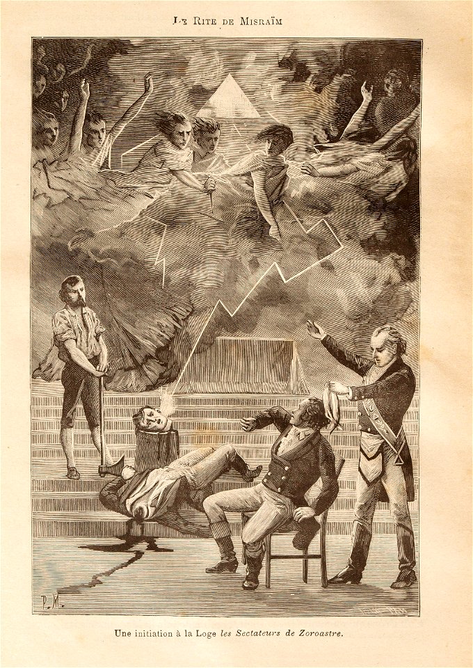 Léo Taxil-Mystères de la Franc-Maçonnerie-gravure 92