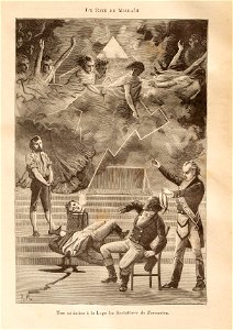 Léo Taxil-Mystères de la Franc-Maçonnerie-gravure 92
