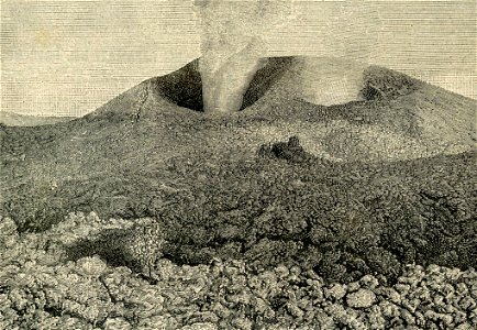 L’eruzione dell’Etna come appariva il Monte Grosso