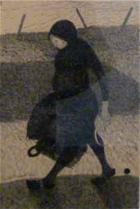 Léon Spilliaert (1913) - Vissersvrouw met sikkel