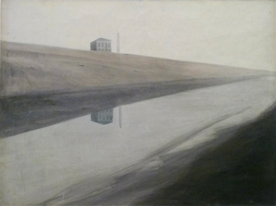 Léon Spilliaert (1909) - Huis en vuurtoren aan de vaargeul