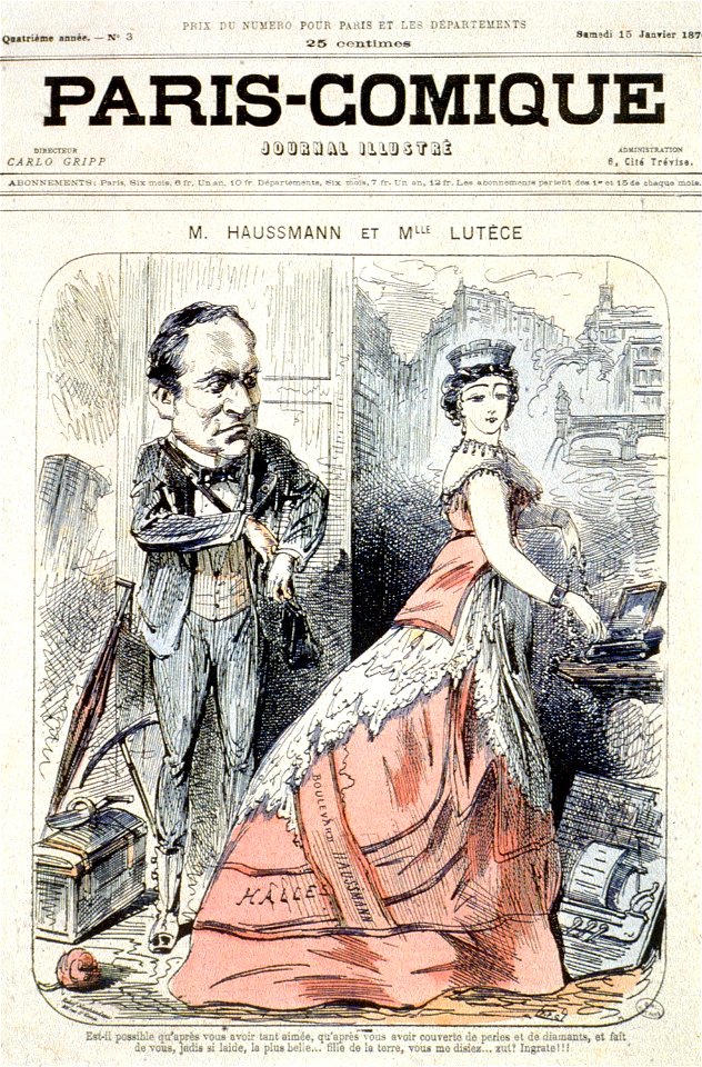M. Haussmann et Mlle Lutèce - Paris-Comique