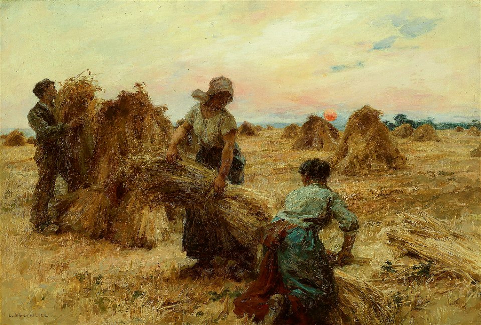 Léon Augustin Lhermitte - The Harvesters - 1933.1139 - Art Institute of Chicago
