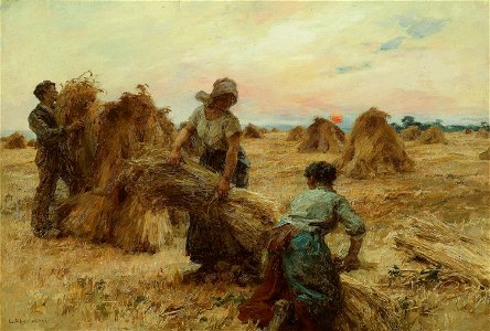 Léon Augustin Lhermitte - The Harvesters - 1933.1139 - Art Institute of Chicago