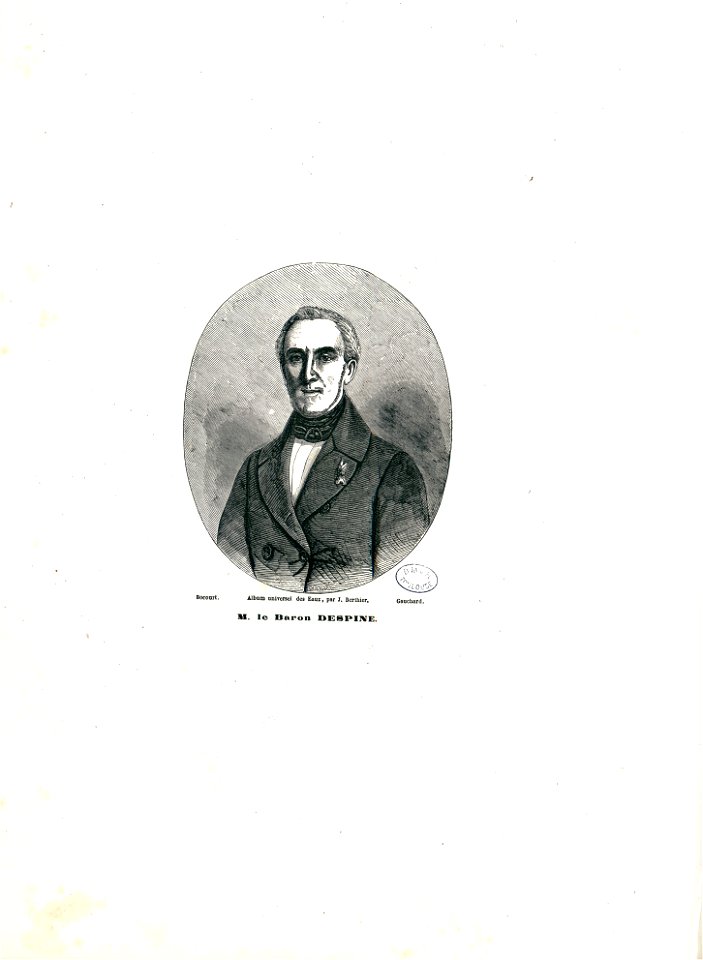 M. le Baron Despine (portrait) - Fonds Ancely - B315556101 A BERTHIER 021