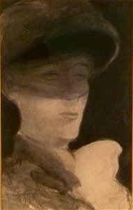 Léon Spilliaert 1903 - Dame met sluier