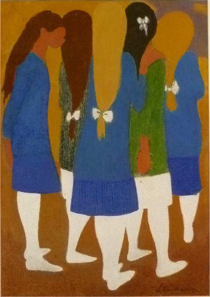 Léon Spilliaert (1912) - Meisjes met witte kousen