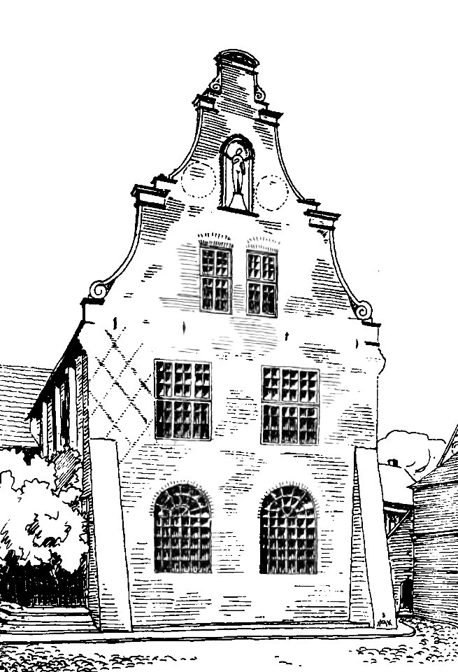 Lüneburg 054 Giebel der Stadtbibliothek Franziskanerkloster