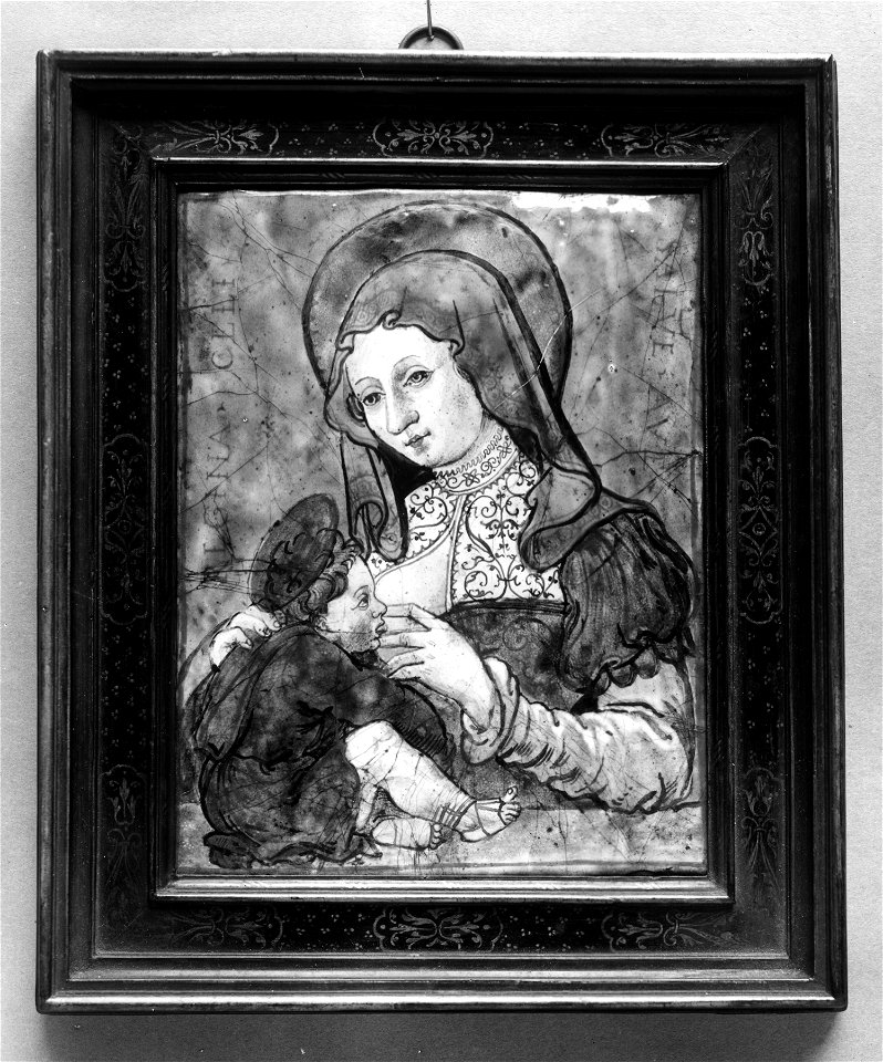 Léonard Limosin - Virgin and Child - Walters 4448