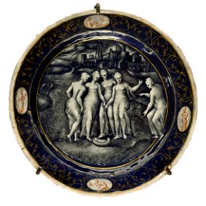 Léonard Limosin - La Découverte du berceau de Moïse-02
