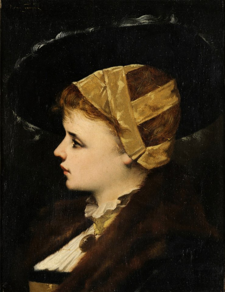 Léon-Lucien Goupil - Cabeça de mulher