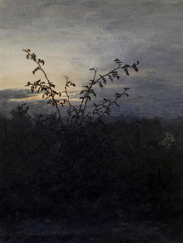 Léon Bonvin - Moonlight Scene - Walters 371512 (2)