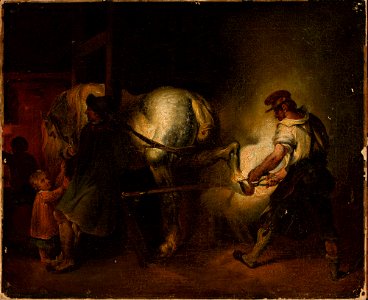 Léon Cogniet - Flemish farrier - M.Ob.1244 MNW - National Museum in Warsaw