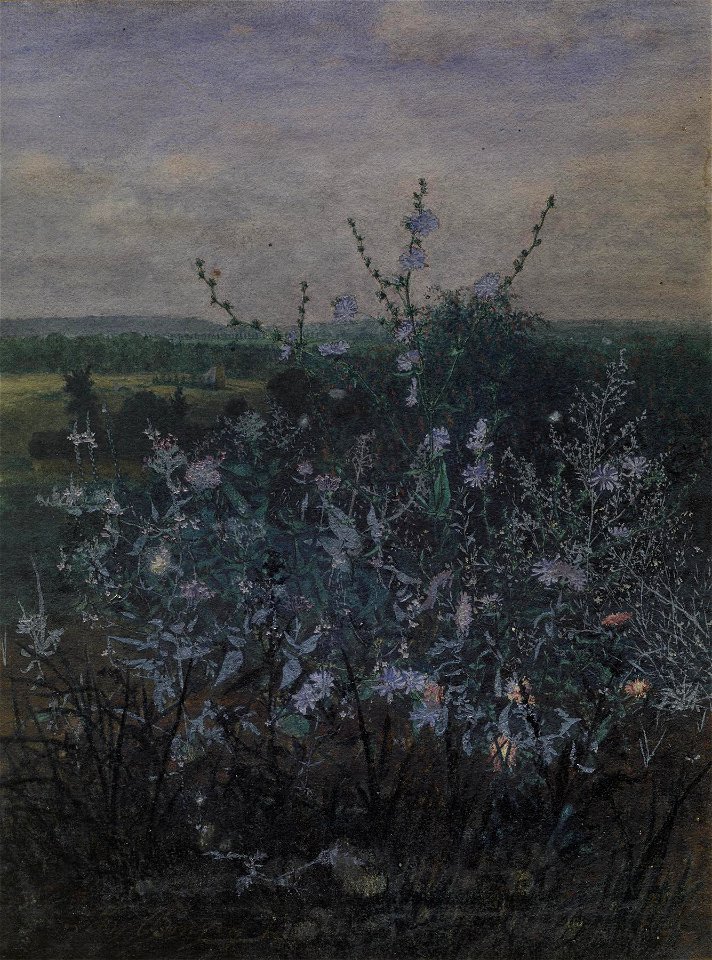 Léon Bonvin - Landscape with Wild Flowers - Walters 371653 (2)