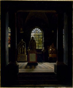 Léon Matthieu Cochereau - La Salle du XVIIe siècle au musée des Monuments Français (P1425) - P1425 - Musée Carnavalet
