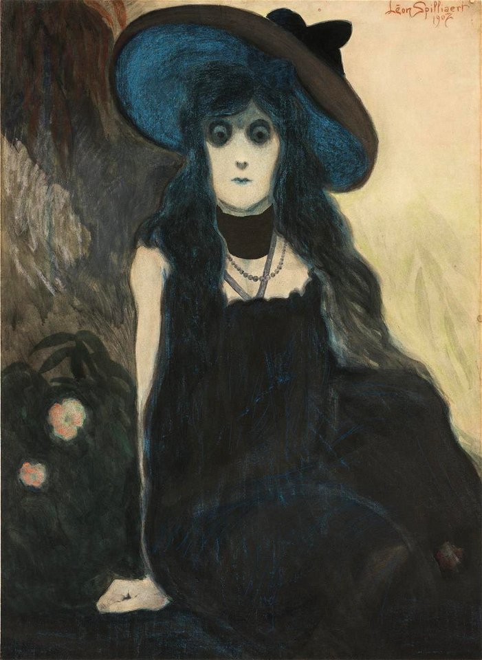 Léon Spilliaert - De absintdrinkster - La buveuse d'absinthe - Erfgoedfonds Koning Boudewijnstichting - Fonds du Patrimoine Fondation Roi Baudouin