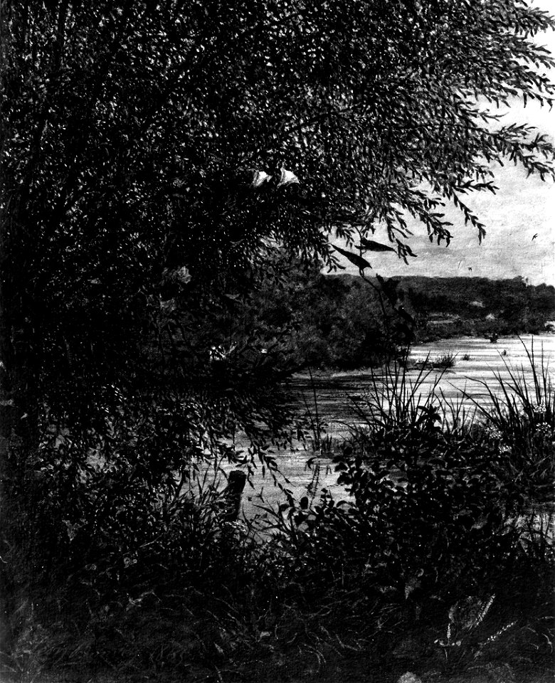 Léon Bonvin - Fishermen on a Stream - Walters 371654