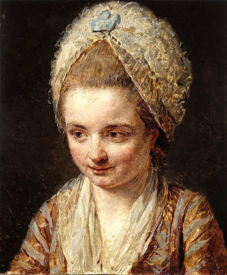 Lépicié, Nicolas-Bernard - La Coiffe blanche - J 78 - Musée Cognacq-Jay