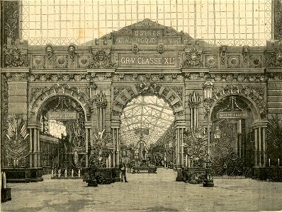L’esposizione di Parigi. – La galleria delle industrie metallurgiche