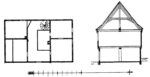 Lüneburg 174 Am Kreideberge 7 Grundriss und Schnitt