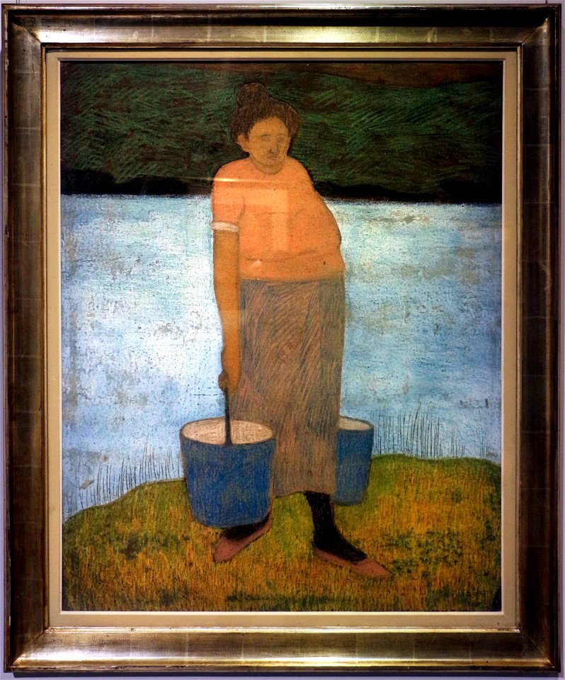 Léon spilliaert, la portatrice d'acqua, 1912