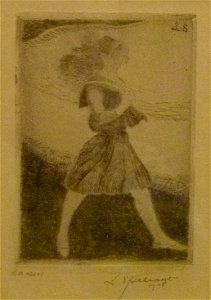 Léon Spilliaert (1908) - Zingend meisje