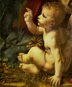 Léonard de Vinci - Vierge aux rochers 1