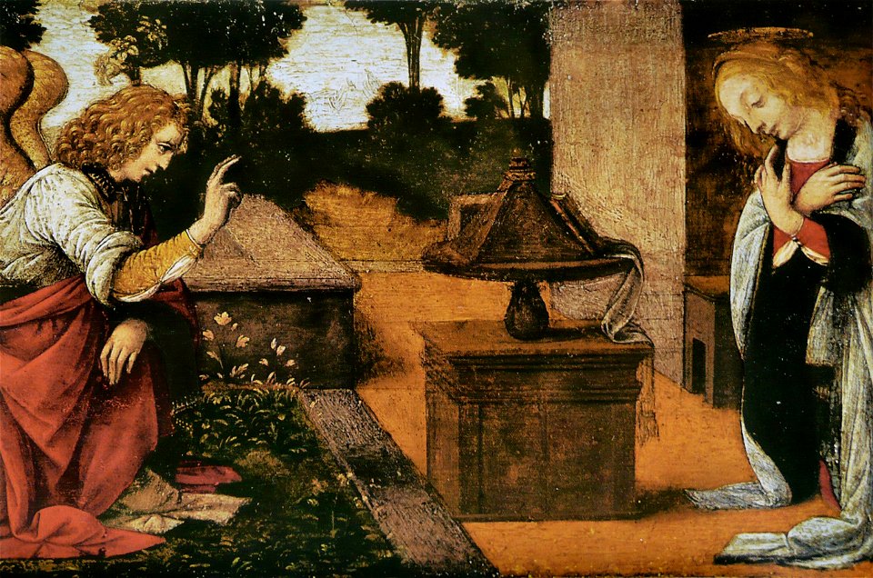 Léonard de Vinci - Annonciation 2