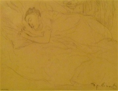 Léon Spilliaert (1917) - Rachel, slapend in bed