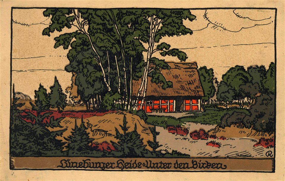 Lüneburg, Niedersachsen - Lüneburger Heide - Unter den Birken (Zeno Ansichtskarten)