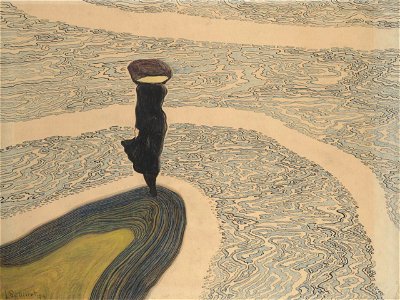 Léon Spilliaert, Woman at the Shoreline , 1910. Privécollectie