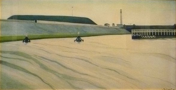 Léon Spilliaert (1910) - Havengeul te Oostende