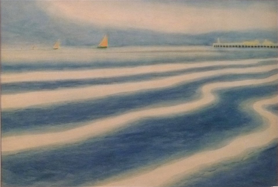 Léon Spilliaert (1909) - Blauwe marine en staketsel