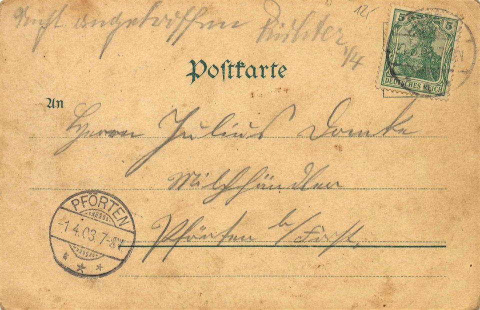 Lübbenau, Brandenburg - Gasthaus Zum grünen Strand der Spree (back) (Zeno Ansichtskarten)