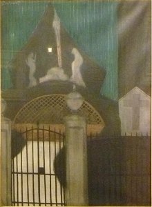 Léon Spilliaert (1908) Calvarie en Vagevuur te Oostende 001